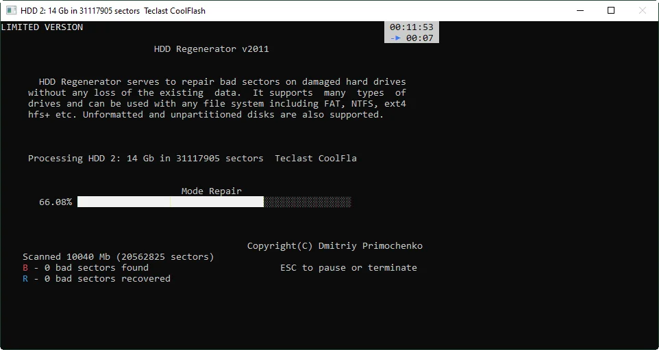 Baixar HDD Regenerator