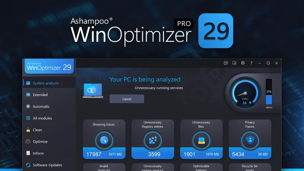 Ashampoo WinOptimizer Crackeado