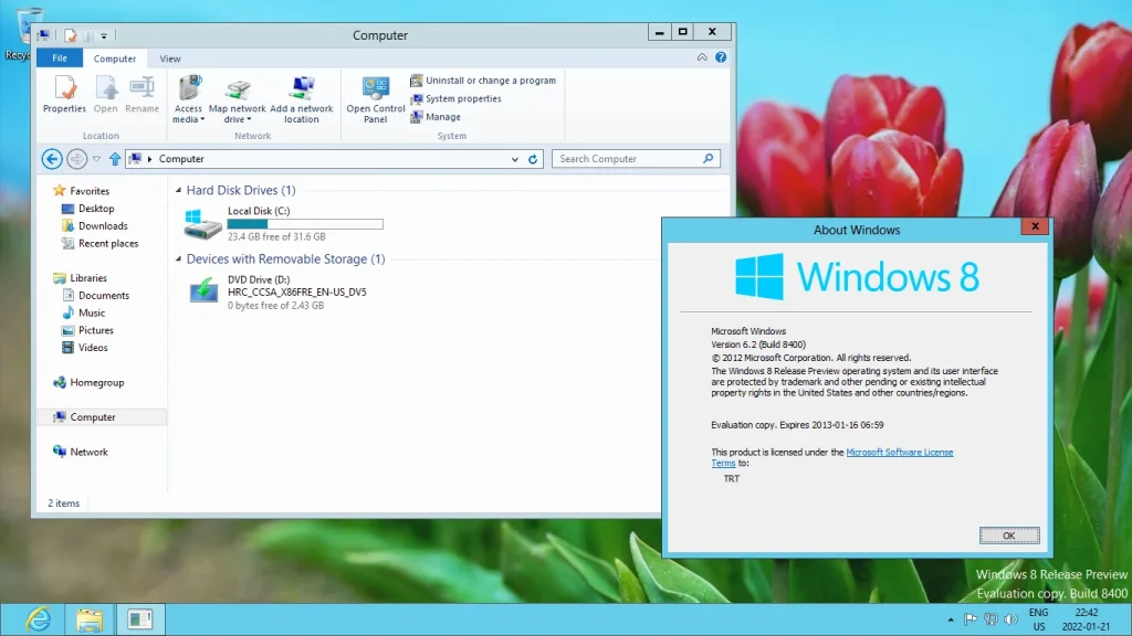 Chave Windows 8