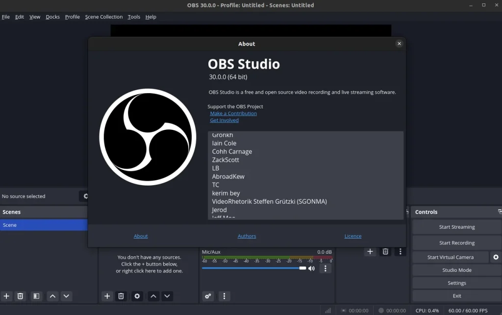 OBS Studio Windows 10